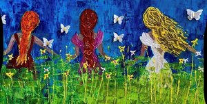 Butterflies Girls 2 by Ana Cristina de Carvalho