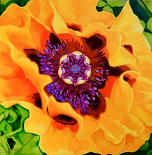 Yellow Poppy by Carol Sims (2024)