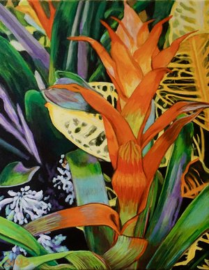 Orange Bromeliad by Carol Sims (2026)