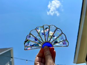 Confetti Fan by Laura Spiegel