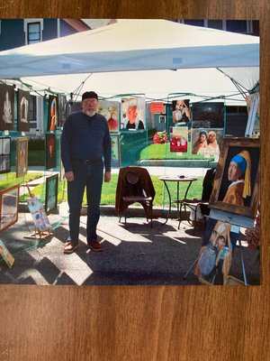 West Central art fair booth by Rick Barton