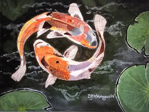 Two Koi by Deidre Hamaguchi (2024)