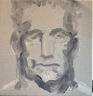 Friend In Grey by Robert Michael (2925)