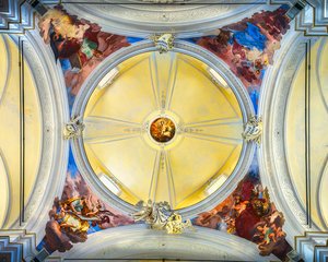The great dome above the cathedral of Siracusa Sicily by Ronald Zeytoonian (2020)