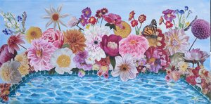 Poolside Abundance  by Julienne Dweck (2026)