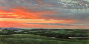 Red Glow at Horizon by DJ Matheny (2025)