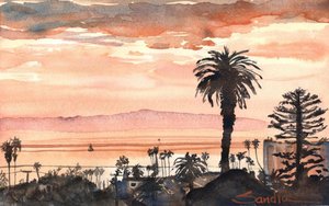 Ventura Afternoon PRINT ONLY by Sandra Stone