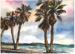 Ventura Pier from Promenade by Sandra Stone
