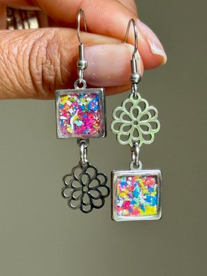 Crayon earrings  by kalen redmon