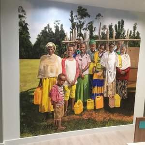 women at the water well by robert mayhew (2017)