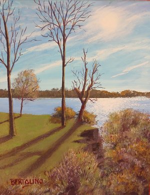 Delaware River View by Carmen Bertolino