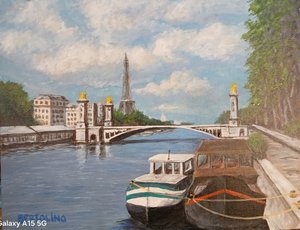 By the Seine by Carmen Bertolino (2025)