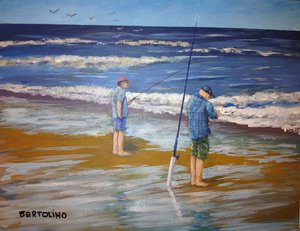 Fishing Buddies by Carmen Bertolino (2025)