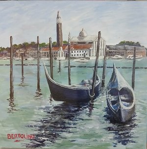 Gondolas in Venice by Carmen Bertolino (2025)