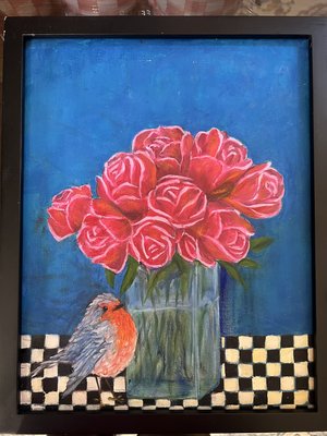 Kitchen Visitor by Suzanne Ryle
