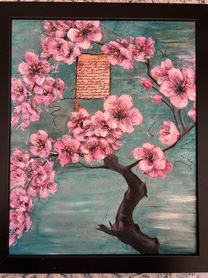 Love Letters Cherry Blossoms  by Suzanne Ryle