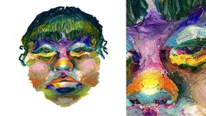 Oil Pastel Experiments by Yateesha van Loon