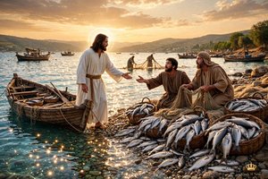 Matthew 4:19 - Follow Me, And I Will Make You Fishers Of Men by Cindy H Nene (2026)