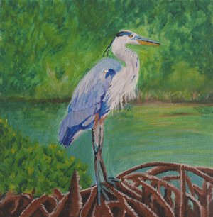 Blue Heron by Maria Norton (2026)