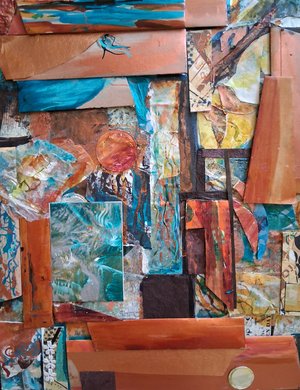 Copper Doors 14" x 18 " by Ann Millard (2026)