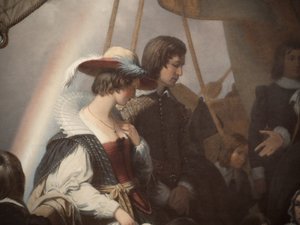 Embarkation of the Pilgrims Painting- DC Capitol Rotunda by Jenna Abul (2026)
