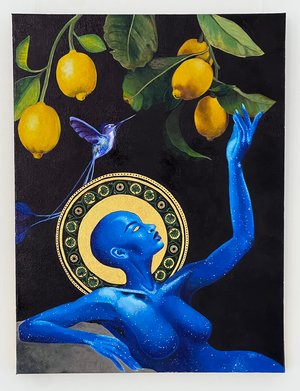 Hill_Madonna of the Lemon Grove_Acrylic_3,850_24x18.jp by Kristin-Armani Hill (2026)