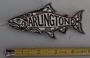 arlington fish engraving by Joshua Spair
