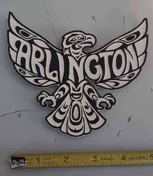 arlington eagle engraving by Joshua Spair