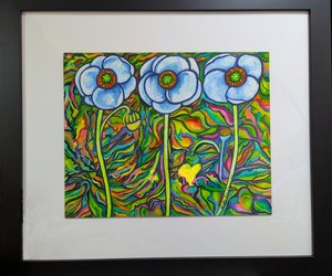 Three Poppies by Martha Greiner (2015)