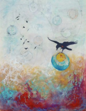 Bird on Circle by Claudia johns (2024)