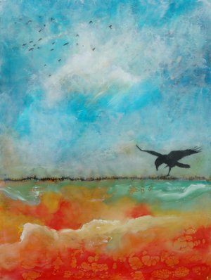 Bird Landing  by Claudia johns (2020)