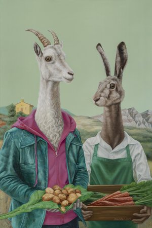  Animal Farm: Goat and Rabbit by Kai Mao (2019)