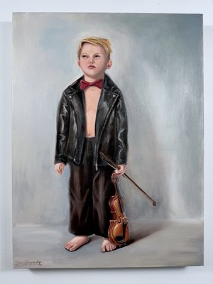 Boy with a Violin by Umukusum Vakhilt (2026)