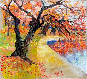 Fall in the Park by Sally Durante (2026)