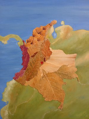 Colon My beloved homelan mixed media 20x16 800 jpg by Rosa Colon (2026)
