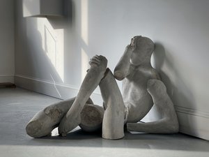 Reclining Man by Emil Alzamora