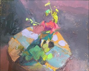 Grapes and Jazz, 8x10, by Janine Dunn Wade (2025)