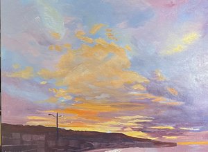 Dusk Over Malaga by Ellen LaVaccare