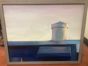 “Evening Silo” by Barbara Mathis (2025)