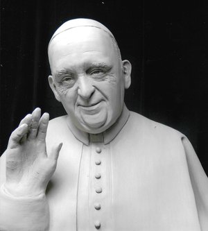 Estela Boudreau Pope Francis by Estela Monjo Boudreau
