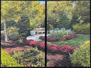 dallas arboretum diptych by Marilyn Henrion (2026)