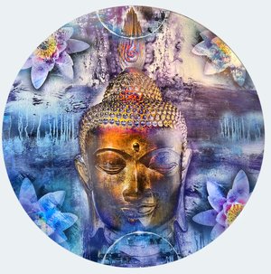 digital buddha by Cary Henrie (2025)