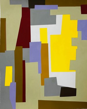 See Me_Acrylic on Paper_37"x31 by Mitchell Visoky