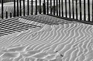 Broken Fence And Sand by Thomas Camp (2005)