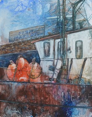 Fishing Boat  by Judith Hummer (2022)