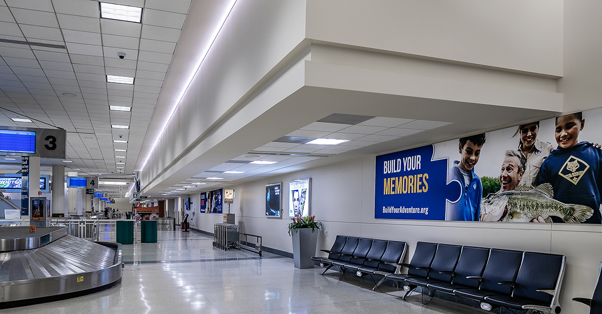 southwest baggage claim midway airport Midway Airport Pre-Matrix CBIS Conveyor Soffit in Baggage… | Epstein
