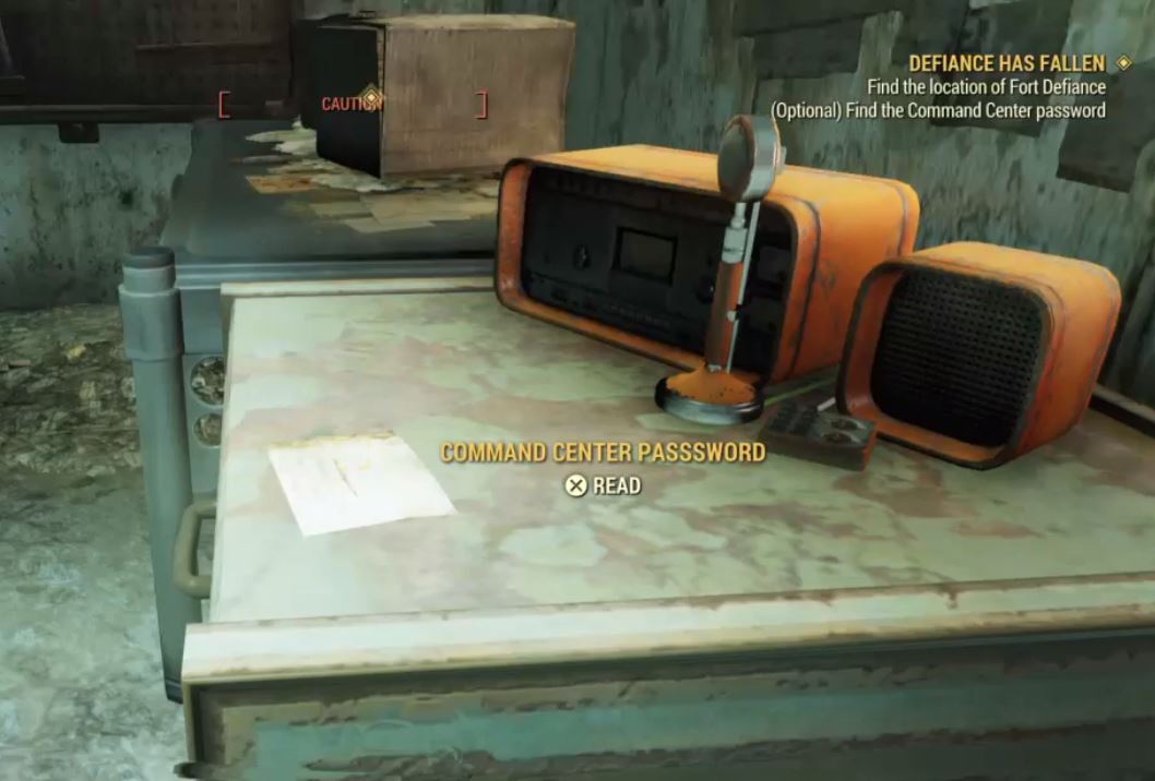 "Defiance Has Fallen" Quest Fallout 76 Bethesda Support