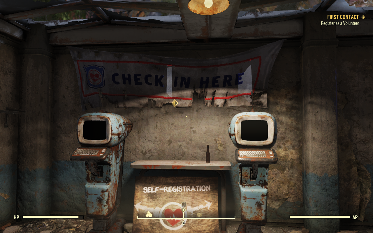 "First Contact" Quest Fallout 76 Bethesda Assistance