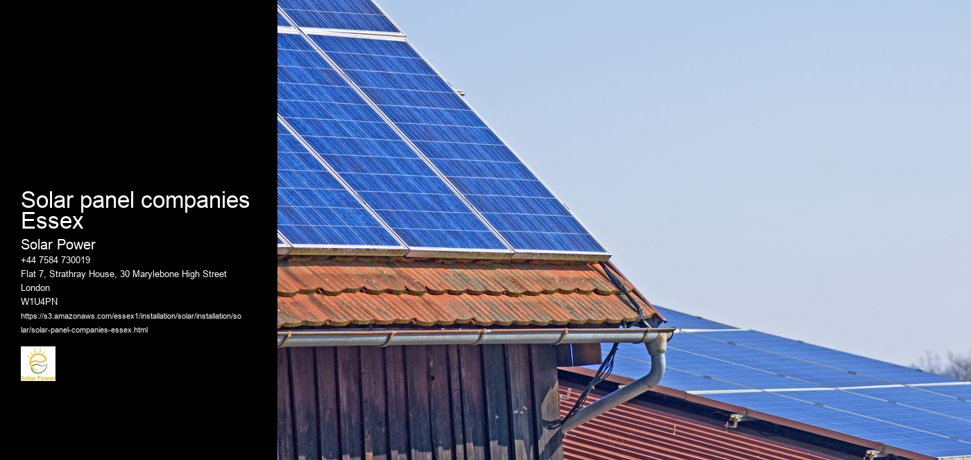 solar panel companies Essex