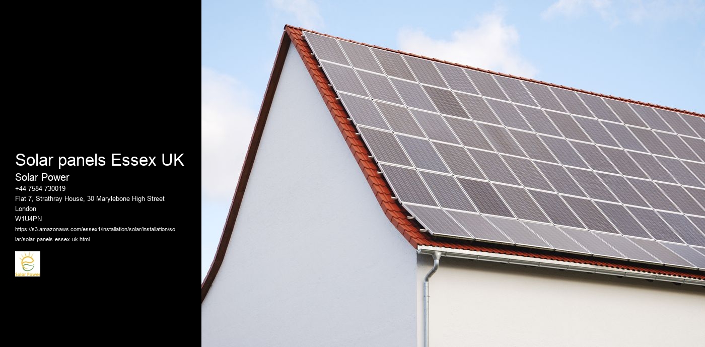 solar panels Essex UK